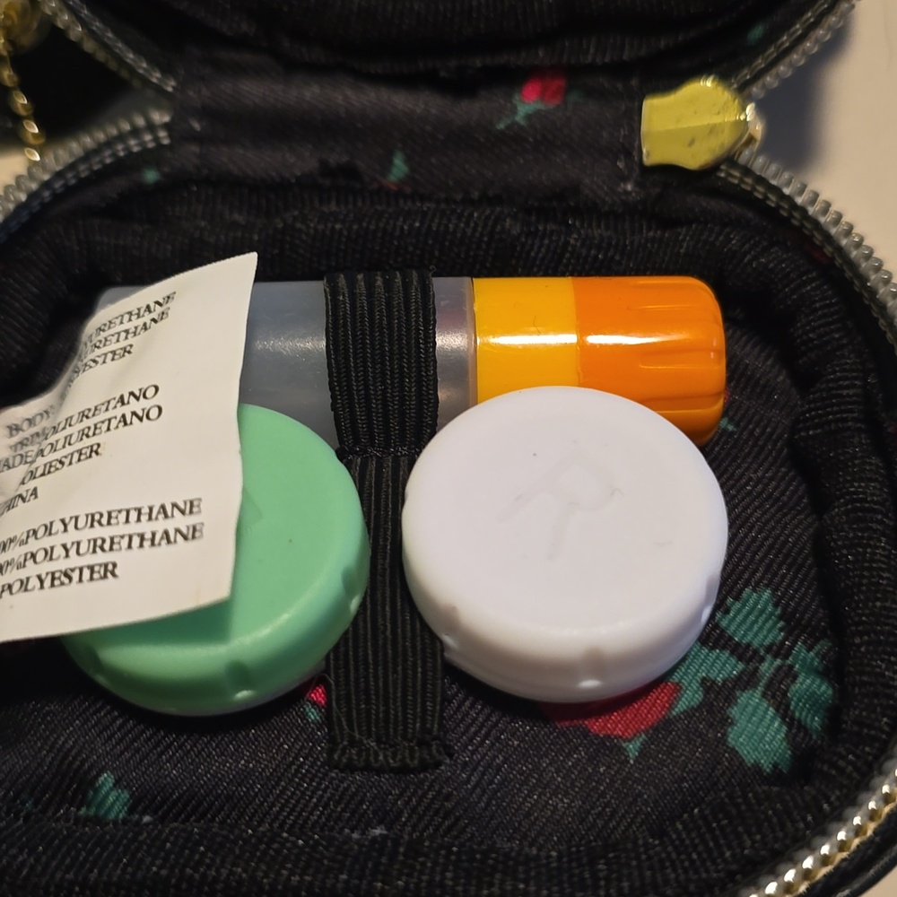NWOT Betsey Johnson Panda Contact Lens Case With Mirror - Picture 5 of 5